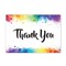 Great Papers! Rainbow Burst Thank You Note Card and White Envelope, 4.875" x 3.375", 24 count